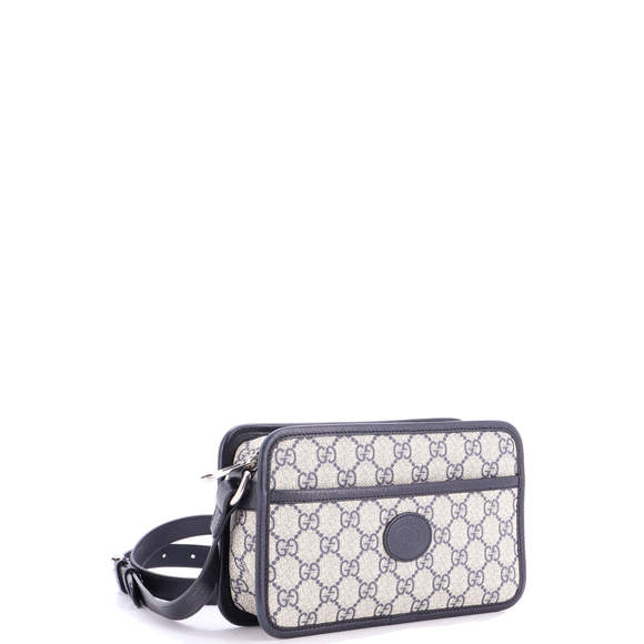 Gucci Mini Interlocking G Patch Camera Bag GG Coated Canvas - Picture 2 of 5